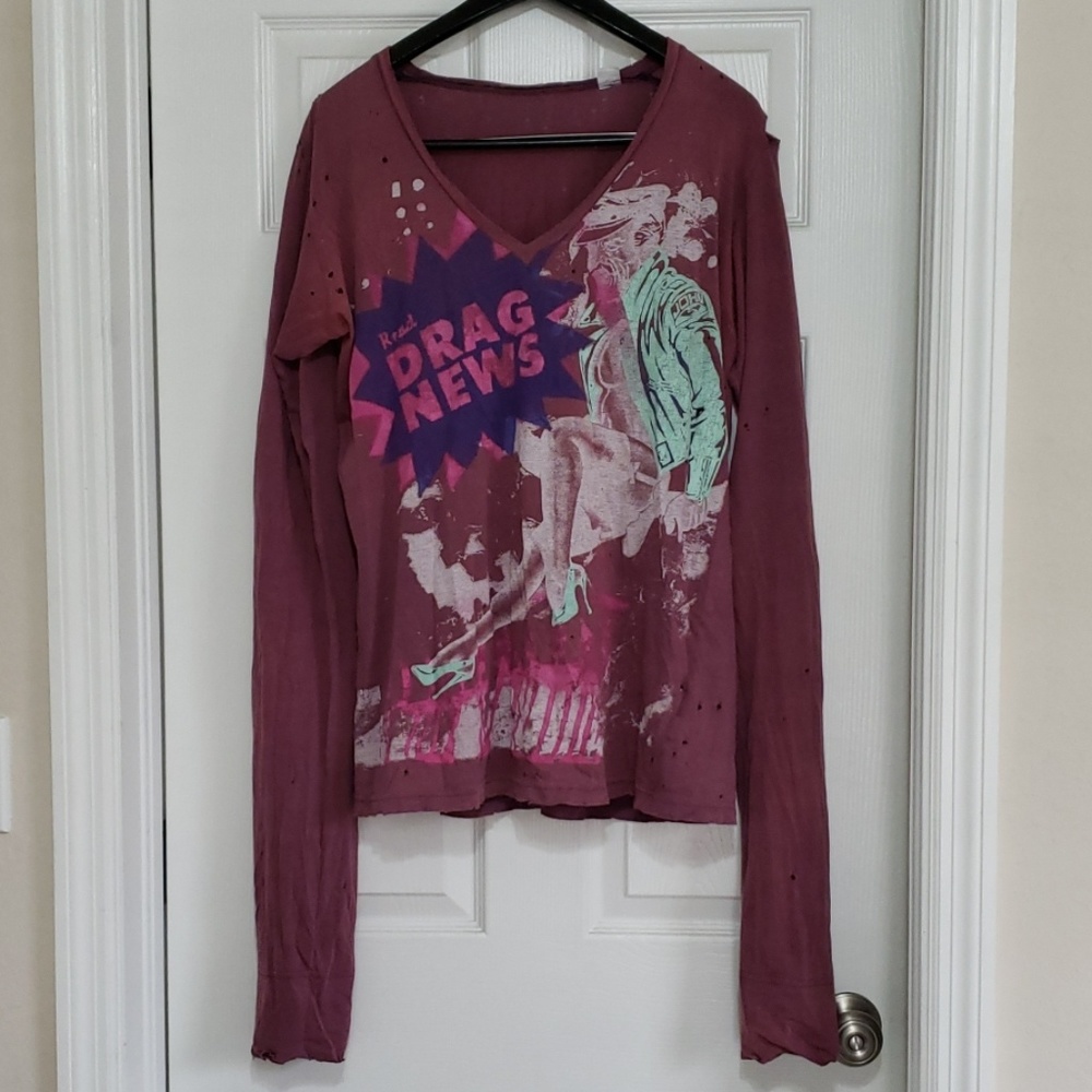 John Galliano Long Sleeve T-shirt